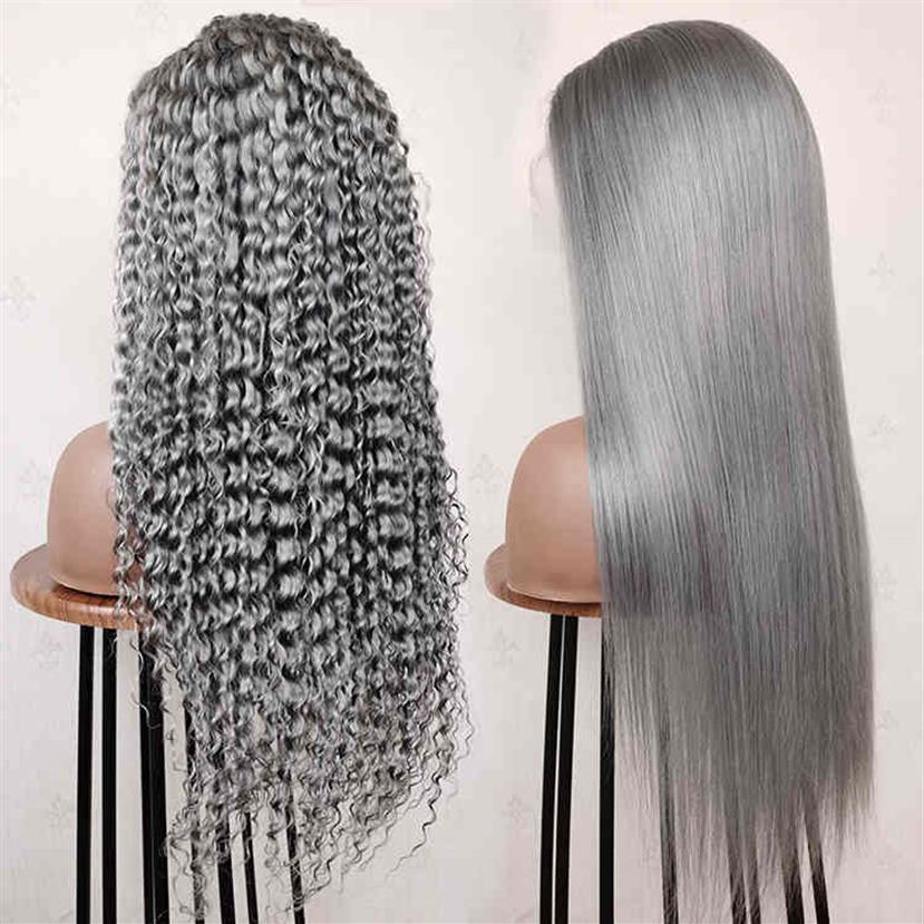 Virgin brazilian colored wigs transparent hd lace front grey wigs deep wave gray human hair frontal lace wigs for black women260u
Virgin brazilian colored wigs transparent hd lace front grey wigs deep wave gray human hair frontal lace wigs for black women260u
