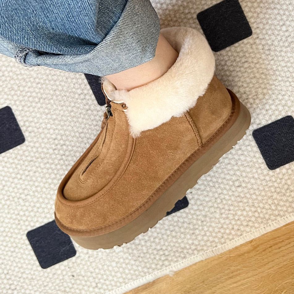 Suede Chestnut Zip Up Funkette Boot for Women Lady Winter Snow Boots Sheepskin Platform Booties Shearling Fur Wool Lined Cuff Bootie Designer Winter Shoes Sneaker, Fill postage
Suede Chestnut Zip Up Funkette Boot for Women Lady Winter Snow Boots Sheepskin Platform Booties Shearling Fur Wool Lined Cuff Bootie Designer Winter Shoes Sneaker, Fill postage