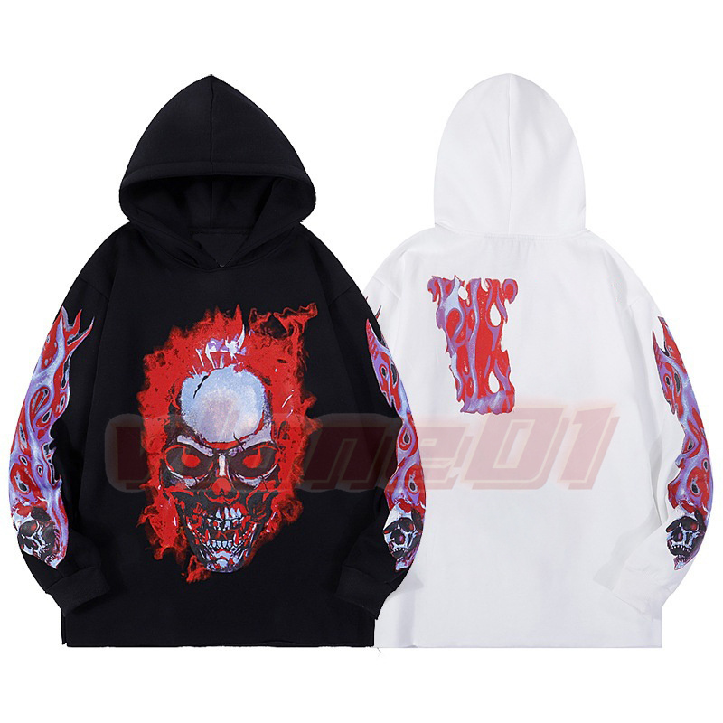 Designer Mens High Streetwear Hoodies Hip Hop Skull Big V Print Sweatshirts Unisex Fleece Hooded Sweater Asian Size M-2XL, Black
Designer Mens High Streetwear Hoodies Hip Hop Skull Big V Print Sweatshirts Unisex Fleece Hooded Sweater Asian Size M-2XL, Black