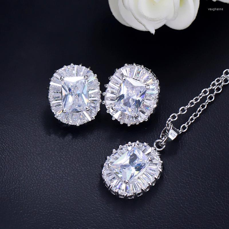 Necklace Earrings Set ThreeGraces Sparkling Cubic Zirconia Big Square CZ Stud And For Women Trendy Daily Party Jewelry JS570, Picture shown
Necklace Earrings Set ThreeGraces Sparkling Cubic Zirconia Big Square CZ Stud And For Women Trendy Daily Party Jewelry JS570, Picture shown