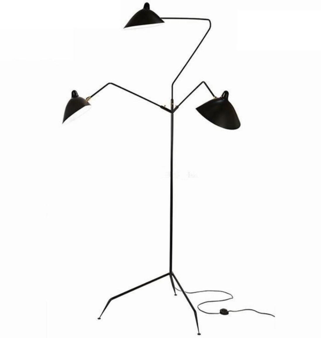 Serge Mouille 3 Arms Floor Lamp Nordic Black Standing Light Sofa Wall Background Bedroom Office Loft Living Room Iron Stand Lighti4893205
Serge Mouille 3 Arms Floor Lamp Nordic Black Standing Light Sofa Wall Background Bedroom Office Loft Living Room Iron Stand Lighti4893205