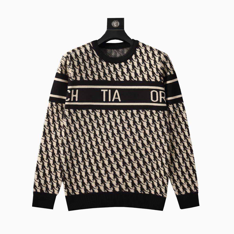 Popular men's and women's sweaters High end design Fit style Thermal top Knitted cotton blended O collar letter printing Slim and fashionable
Popular men's and women's sweaters High end design Fit style Thermal top Knitted cotton blended O collar letter printing Slim and fashionable