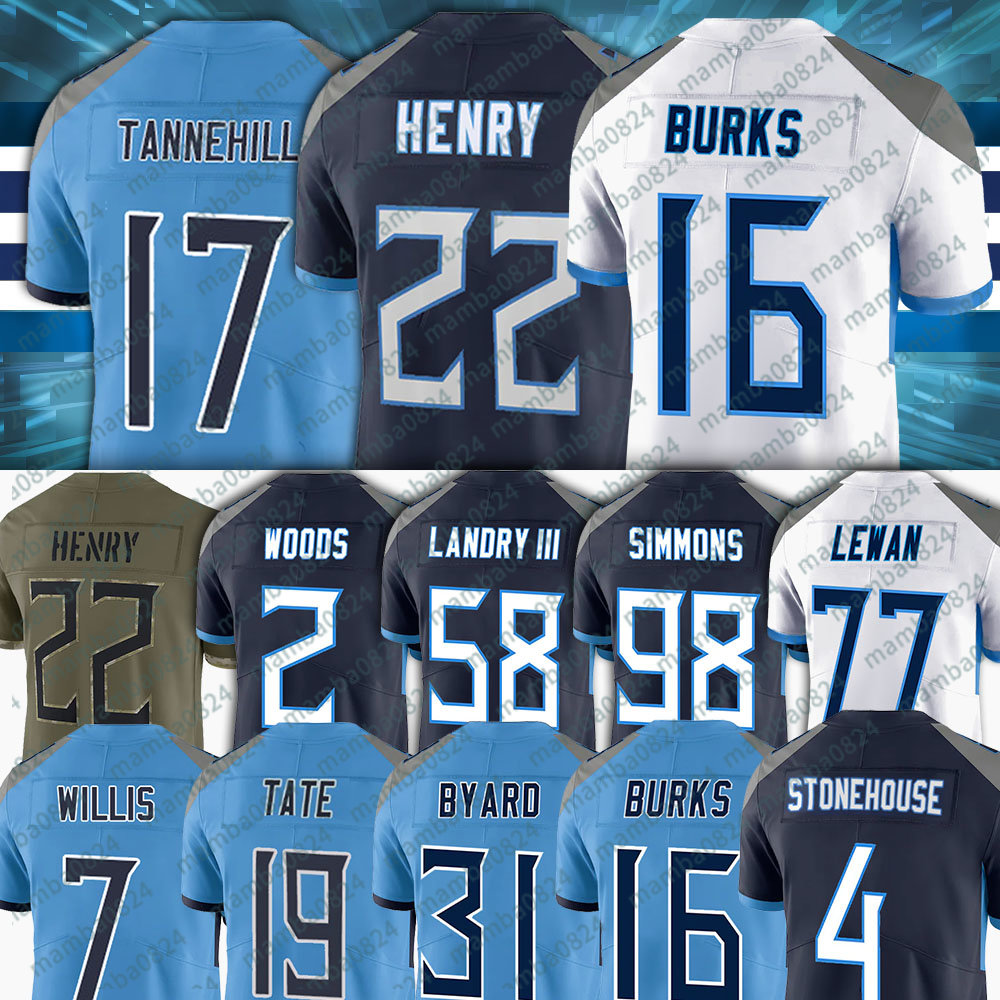 16 Treylon Burks Titanes Football Jerseys 17 Ryan Tannehill 22 Derrick Henry Ryan StonehouseTaylor Lewan Kevin Byard Malik Willis Jeffery Simmons Bud Dupree, Men( tai tan)
16 Treylon Burks Titanes Football Jerseys 17 Ryan Tannehill 22 Derrick Henry Ryan StonehouseTaylor Lewan Kevin Byard Malik Willis Jeffery Simmons Bud Dupree, Men( tai tan)