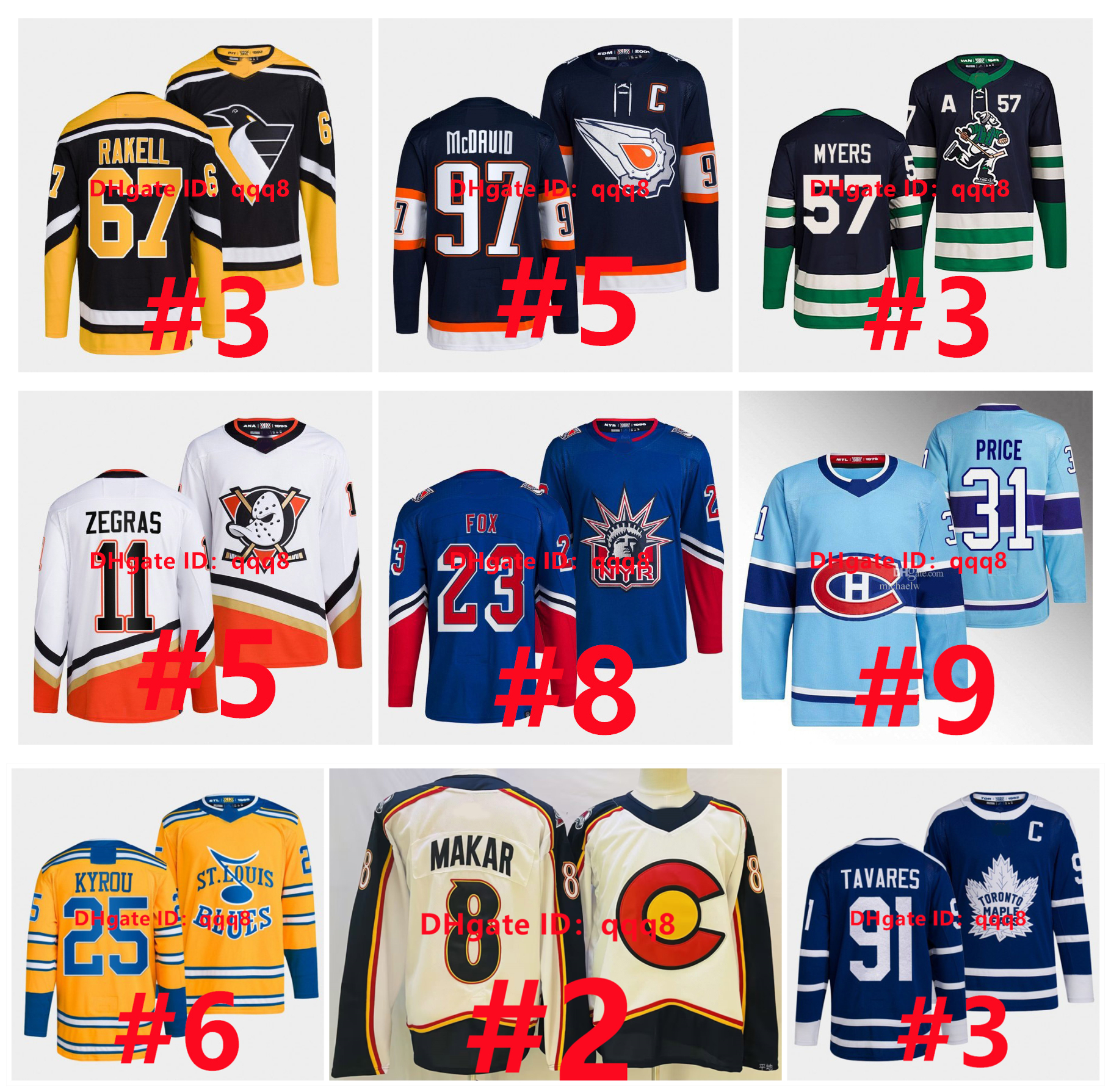2022 Reverse Retro Maple Hockey Jersey Leafs Auston Matthews Blues Kyrou Robert Thomas Rangers Mika Zibanejad Penguins Rickard Rakell Oilers Connor McDavid Ducks, As pic
2022 Reverse Retro Maple Hockey Jersey Leafs Auston Matthews Blues Kyrou Robert Thomas Rangers Mika Zibanejad Penguins Rickard Rakell Oilers Connor McDavid Ducks, As pic
