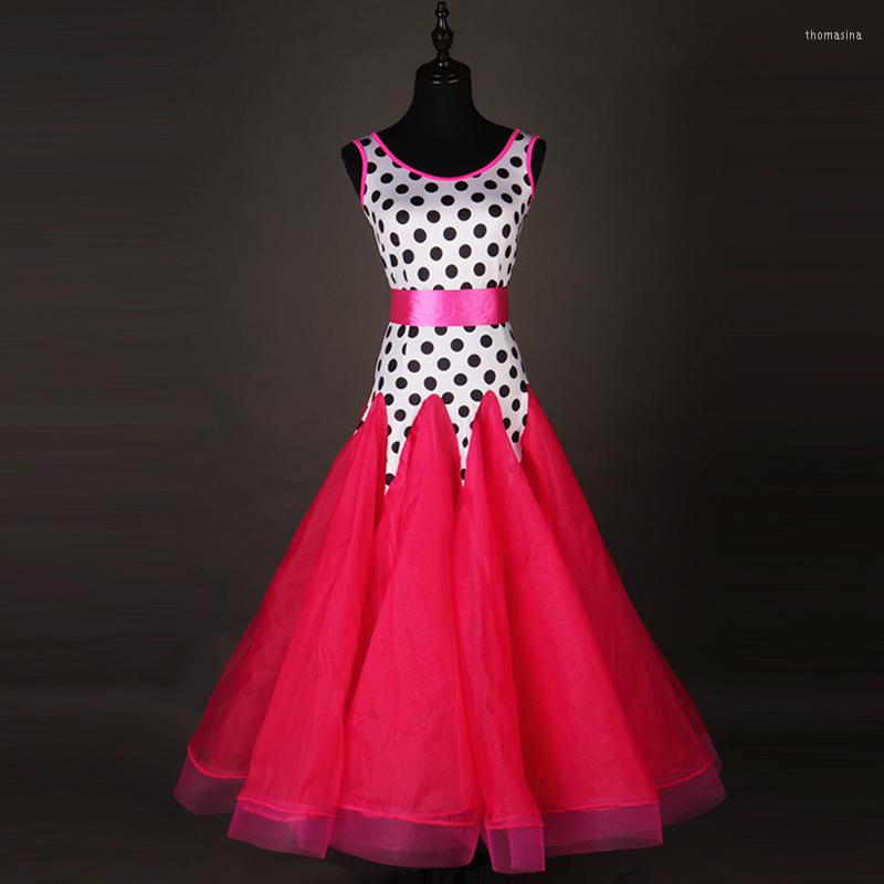 Stage Wear Ballroom Dance Costumes Wave Point Spandex Sleeveless Dress For Women Competition Dresses, As the picture
Stage Wear Ballroom Dance Costumes Wave Point Spandex Sleeveless Dress For Women Competition Dresses, As the picture