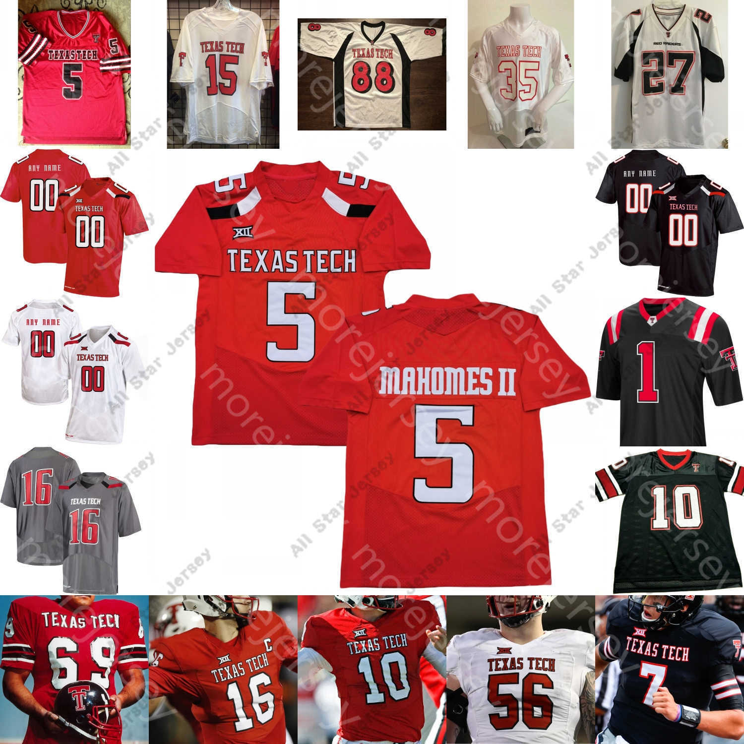 Football Jerseys Custom Texas Tech TTU Football Jersey NCAA College KeSean Carter Ja'Lynn Polk Mahomes II Jett Duffey Alan Bowman Shyne T.J. Vasher Henry, White i
Football Jerseys Custom Texas Tech TTU Football Jersey NCAA College KeSean Carter Ja'Lynn Polk Mahomes II Jett Duffey Alan Bowman Shyne T.J. Vasher Henry, White i
