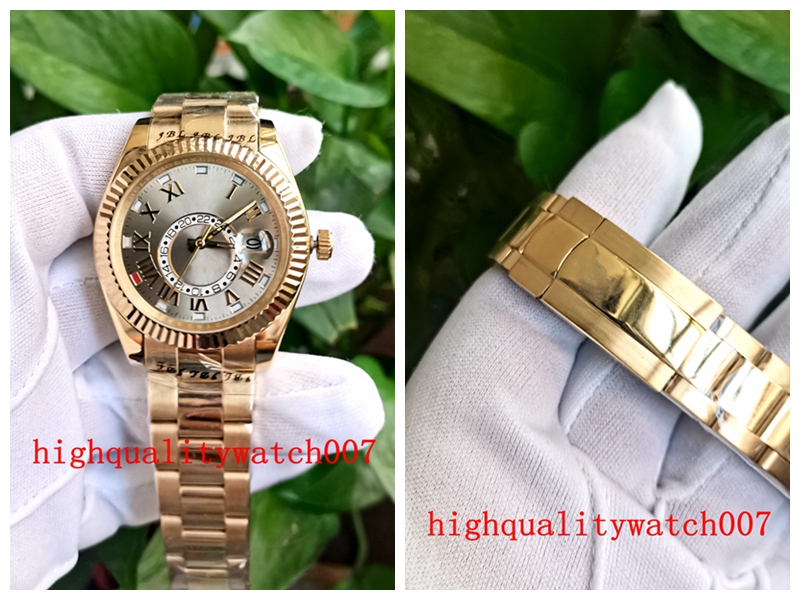 Topselling Excellent Men's Watch 18K Yellow Gold sky 42MM Gray Dial 326938 Automatic 2813 Mechanical Stainless Steel bracelet Boys' new version watches
Topselling Excellent Men's Watch 18K Yellow Gold sky 42MM Gray Dial 326938 Automatic 2813 Mechanical Stainless Steel bracelet Boys' new version watches