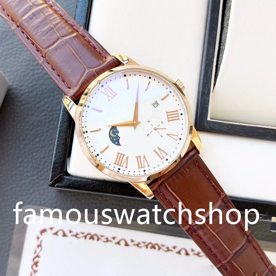 2022 outique men's watch automatic mechanical movement 316 stainless steel case leather belt 40MM noble watch, Make up the difference link
2022 outique men's watch automatic mechanical movement 316 stainless steel case leather belt 40MM noble watch, Make up the difference link