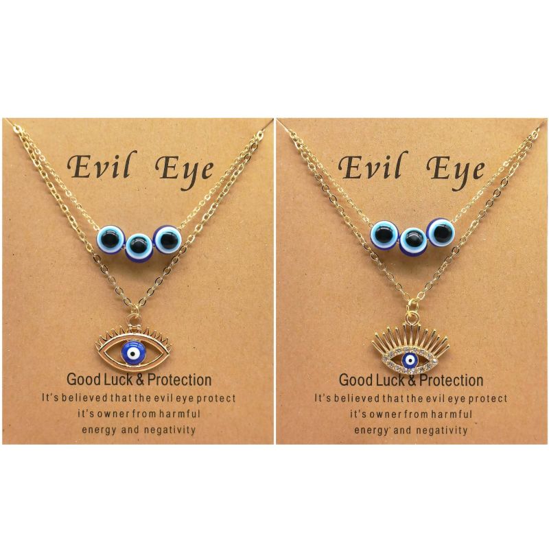 Evil Eye Necklace for Women Turkish Blue Eyes Pendant Necklaces Lucky Protection Jewelry
Evil Eye Necklace for Women Turkish Blue Eyes Pendant Necklaces Lucky Protection Jewelry