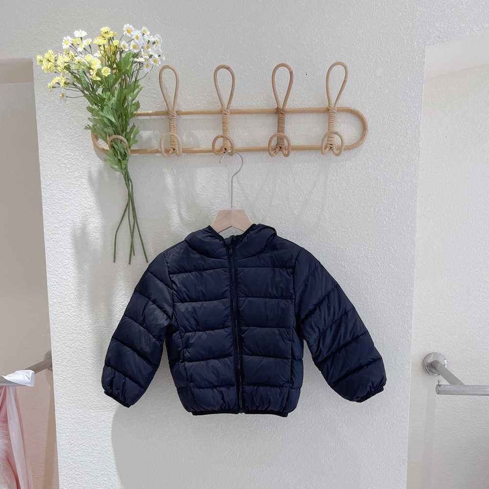 Children's light down jacket Short style boys and girls' children's Super light down jacket for middle and large children