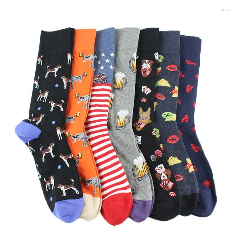 Men's Socks Novelty Colorful Animal Crew Funny Cute Calcetines Men Cartoon Happy Dog/Food Kawaii Divertido Hombre For Gifts
Men's Socks Novelty Colorful Animal Crew Funny Cute Calcetines Men Cartoon Happy Dog/Food Kawaii Divertido Hombre For Gifts