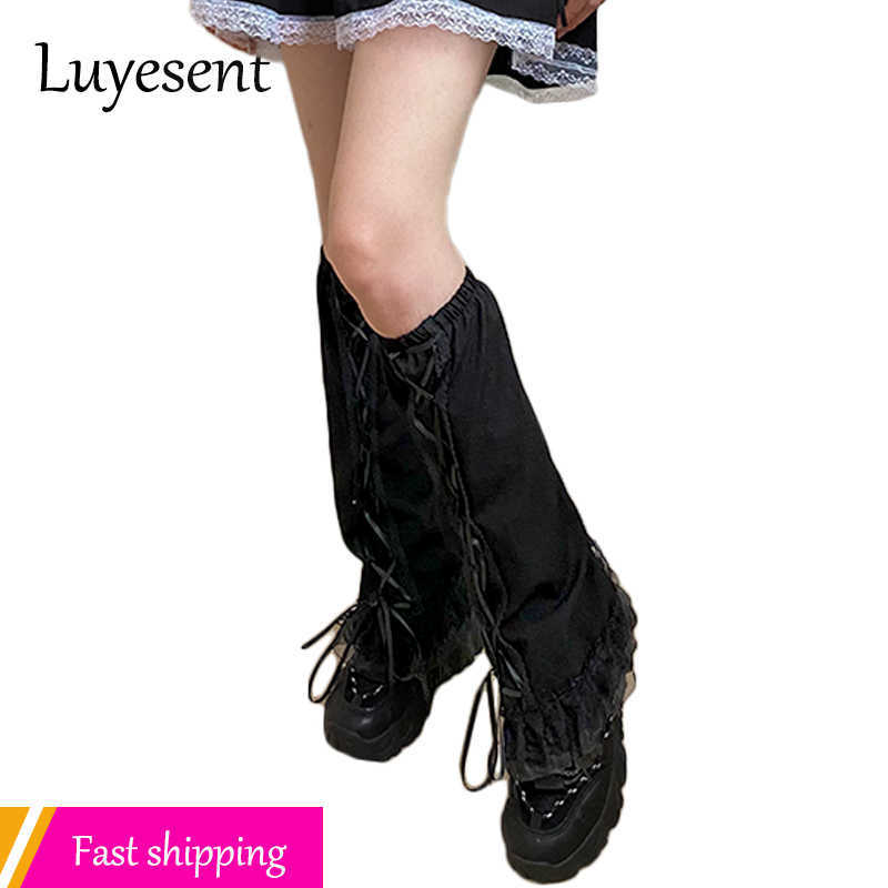 Socks Hosiery Gothic Y2k Girl Street Leg Warmer Goth Lady Lace-up Ribbon Lace Long Socks Japanese Harajuku Foot Covers Black Plaid Leg Warmers T221107, White
Socks Hosiery Gothic Y2k Girl Street Leg Warmer Goth Lady Lace-up Ribbon Lace Long Socks Japanese Harajuku Foot Covers Black Plaid Leg Warmers T221107, White