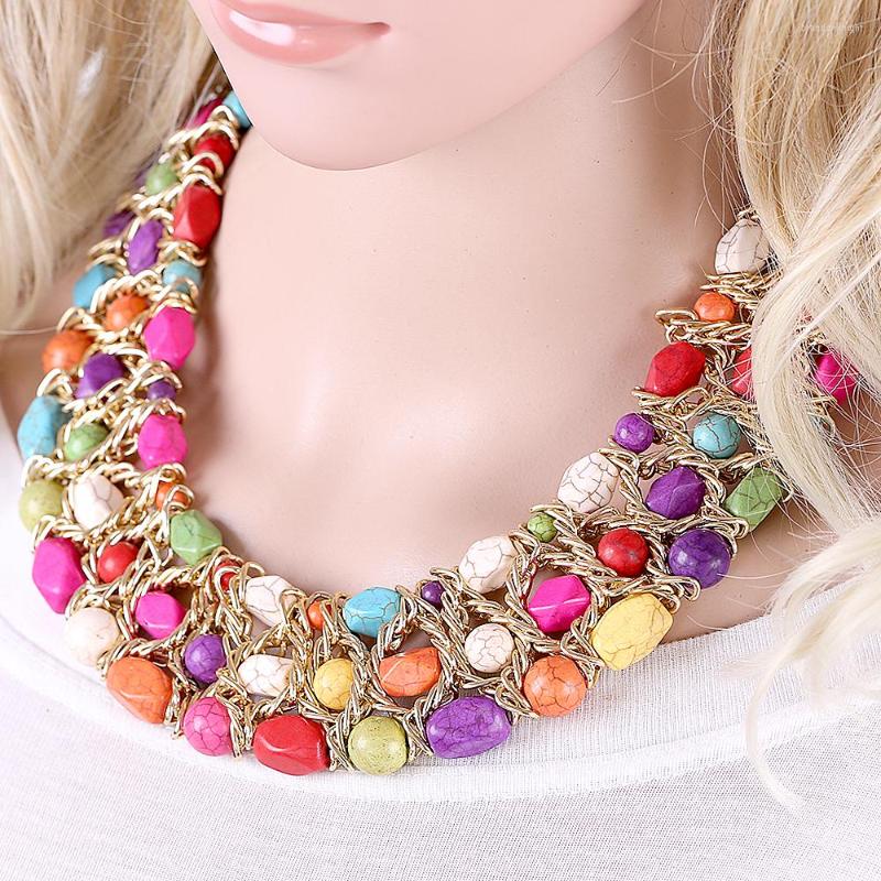 Choker HAHA&TOTO All Seasons Women's Semi-precious Stone Turquoise Strands Beaded Necklace Statement Jewelry Fashion
Choker HAHA&TOTO All Seasons Women's Semi-precious Stone Turquoise Strands Beaded Necklace Statement Jewelry Fashion