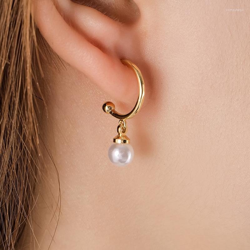 Hoop Earrings SIPENGJEL Fashion Cubic Zricon Korean Pearl Drop For Women Ear Piercing Wendding Jewelry Gift
Hoop Earrings SIPENGJEL Fashion Cubic Zricon Korean Pearl Drop For Women Ear Piercing Wendding Jewelry Gift