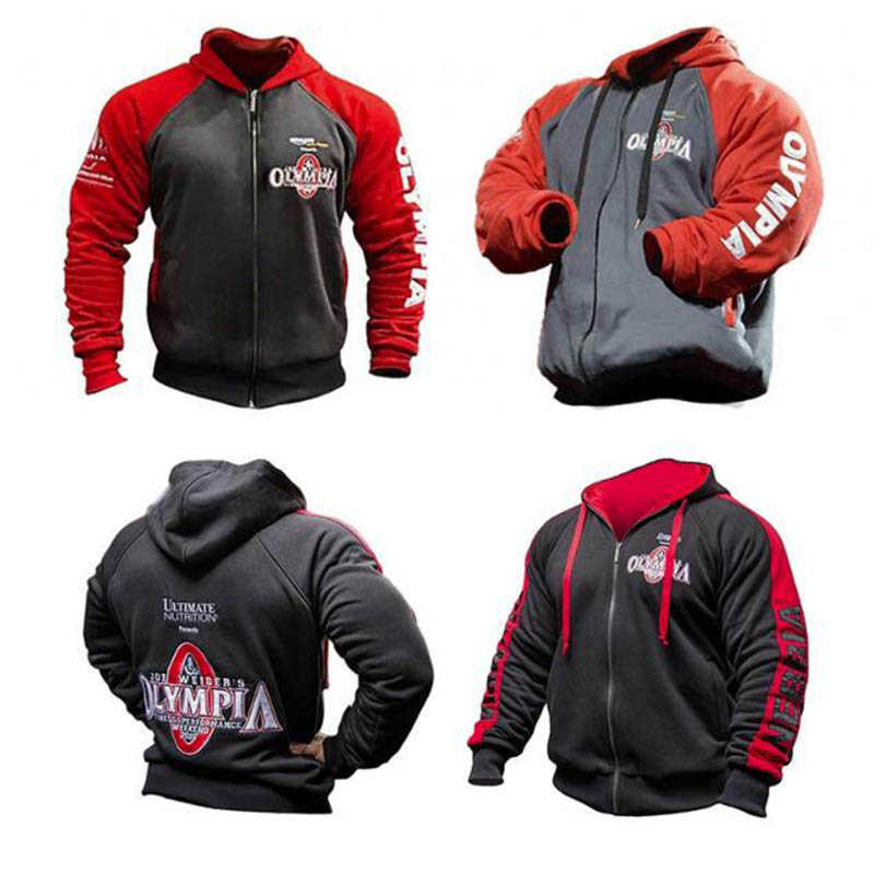 Autumn And Winter Classic Olympia Men's Casual Sports Hoodie Gyms Fitness Bodybuilding Men's Fashion Jacket Spring Cotton Hoodie X0601, 18 gray red
Autumn And Winter Classic Olympia Men's Casual Sports Hoodie Gyms Fitness Bodybuilding Men's Fashion Jacket Spring Cotton Hoodie X0601, 18 gray red