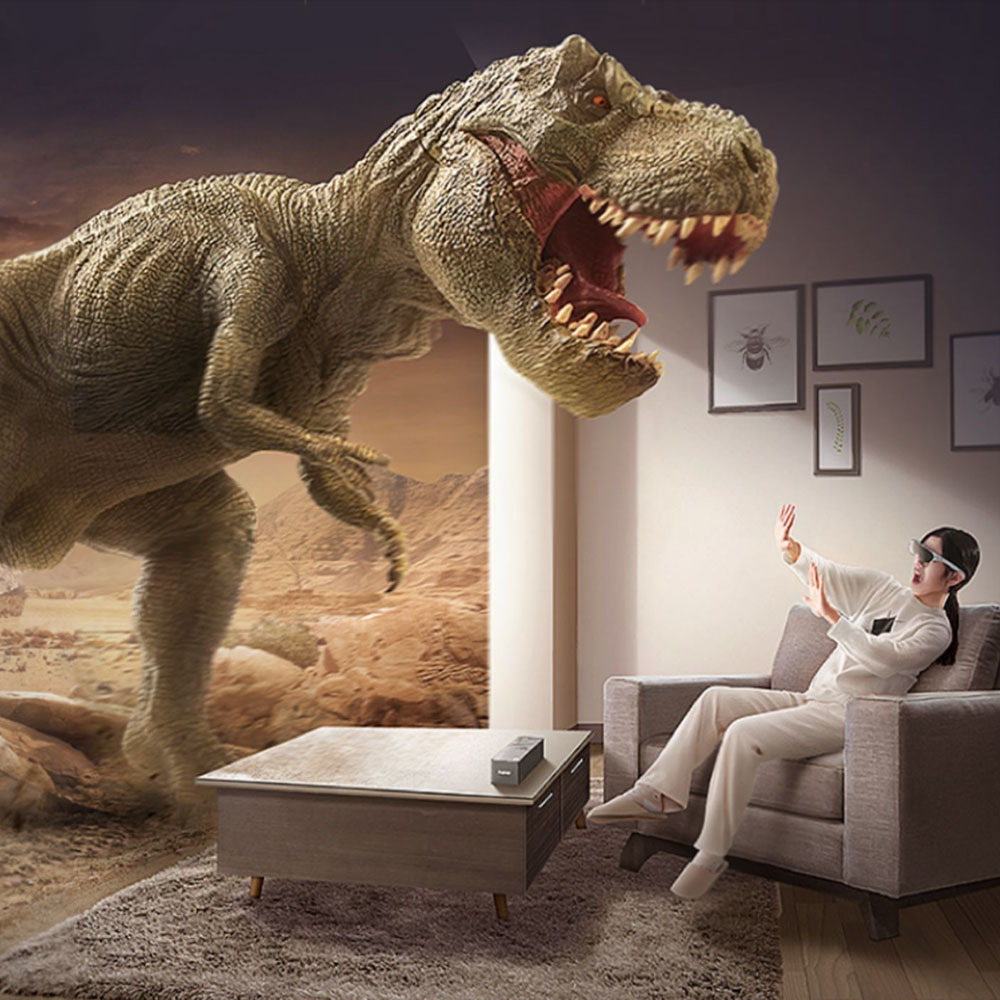 VR/AR Accessorise Rokid Air 3D AR Glasses Foldable VR Smart Glasses At Home Play Games Connect Mobile Phone Private 4K Giant Screen Cinema 221107