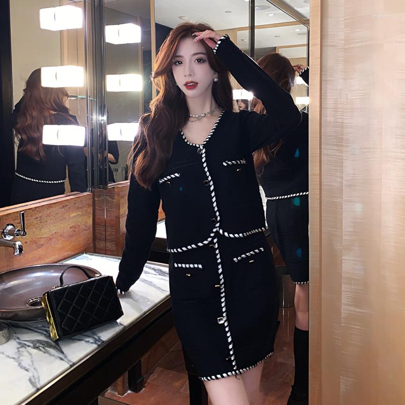 Work Dresses Gothiscyn Two Piece Sets Womens Outifits French Knitting Top Mini Skirt Solid Womans Clothes For 2022 Autumn/Winter, Black
Work Dresses Gothiscyn Two Piece Sets Womens Outifits French Knitting Top Mini Skirt Solid Womans Clothes For 2022 Autumn/Winter, Black
