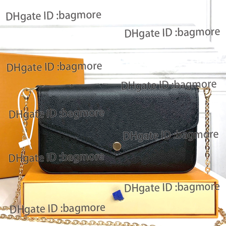 Womens Handbag shoulder bags women clutch With Box Dustbag 3pcs/set luxurys designers messenger chain coin pouch purse wallet totes bag, Embossing flower light red
Womens Handbag shoulder bags women clutch With Box Dustbag 3pcs/set luxurys designers messenger chain coin pouch purse wallet totes bag, Embossing flower light red