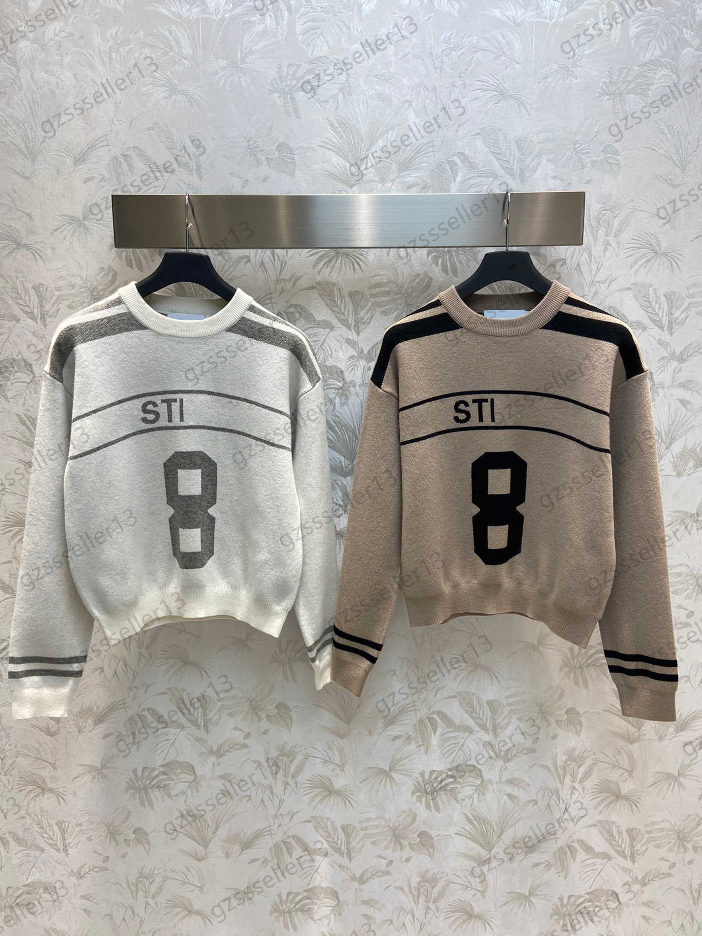 Womens Sweater Contrast Color Letters Jacquard Short Pullover Knitwear Stripe Ornament Round Neck Long Sleeve Sweaters Casual Joker Women Apparel 2 Colors, Extra shipping
Womens Sweater Contrast Color Letters Jacquard Short Pullover Knitwear Stripe Ornament Round Neck Long Sleeve Sweaters Casual Joker Women Apparel 2 Colors, Extra shipping