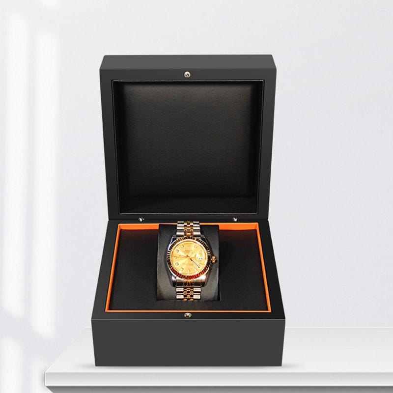 Watch Boxes PU Wristwatch Display Box Protective Container Black Wood Ornament With Removable Pillow For Earrings Bracelets Necklaces Travel
Watch Boxes PU Wristwatch Display Box Protective Container Black Wood Ornament With Removable Pillow For Earrings Bracelets Necklaces Travel