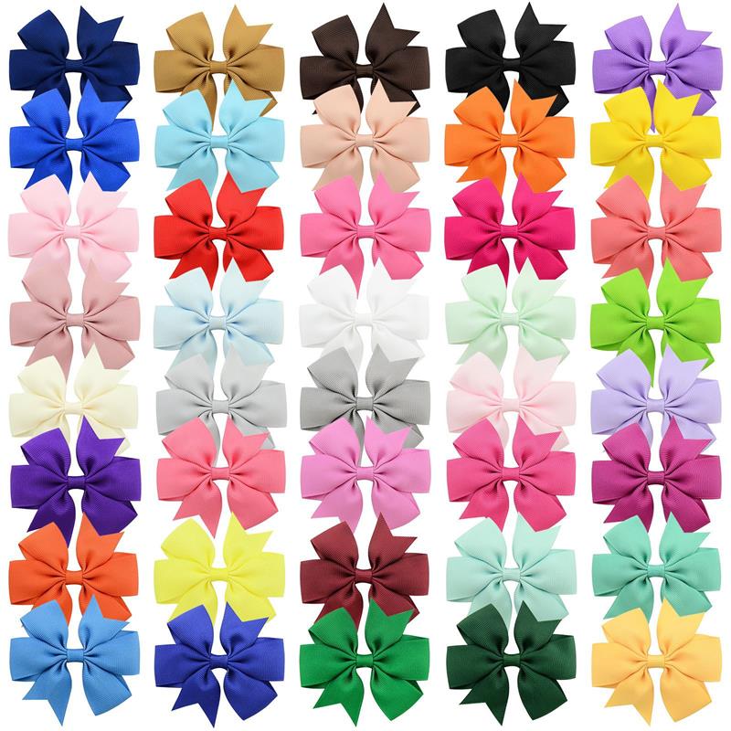 3.15 inch Hair Bows Clips for Baby Girls Infant Toddler Grosgrain Ribbon Solid Hairpins Barrettes Children Kids Gift, Mixed color
3.15 inch Hair Bows Clips for Baby Girls Infant Toddler Grosgrain Ribbon Solid Hairpins Barrettes Children Kids Gift, Mixed color