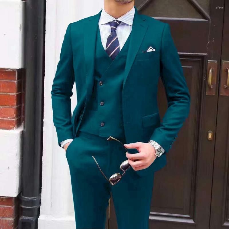 Men's Suits Arrival 3 Pieces Fashion Groom Wedding Tuxedos Men Peaked Lapel Slim Fit One Button Prom Party Blazer Jacket, Dark grey
Men's Suits Arrival 3 Pieces Fashion Groom Wedding Tuxedos Men Peaked Lapel Slim Fit One Button Prom Party Blazer Jacket, Dark grey
