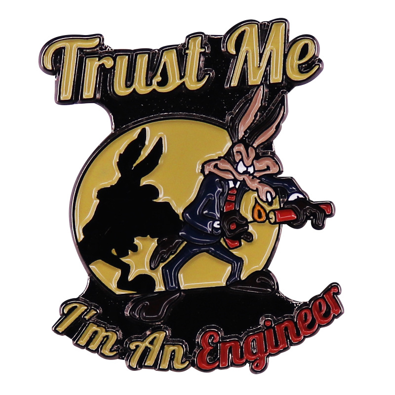 Trust me I'm an engineer Cute Anime Movies Games Hard Enamel Pins Collect Metal Cartoon Brooch Backpack Hat Bag Collar Lapel Badges Women Fashion Jewelry, As picture
Trust me I'm an engineer Cute Anime Movies Games Hard Enamel Pins Collect Metal Cartoon Brooch Backpack Hat Bag Collar Lapel Badges Women Fashion Jewelry, As picture