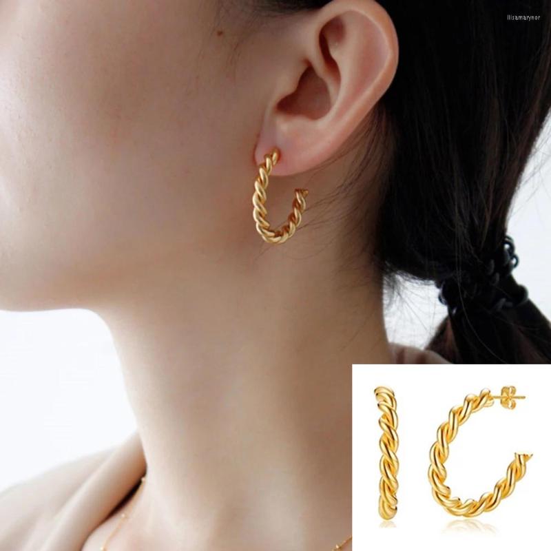Hoop Earrings Twisted Steel For Women Girl Fashion Design Distortion Interweave Twist Earring Simple Jewelry
Hoop Earrings Twisted Steel For Women Girl Fashion Design Distortion Interweave Twist Earring Simple Jewelry