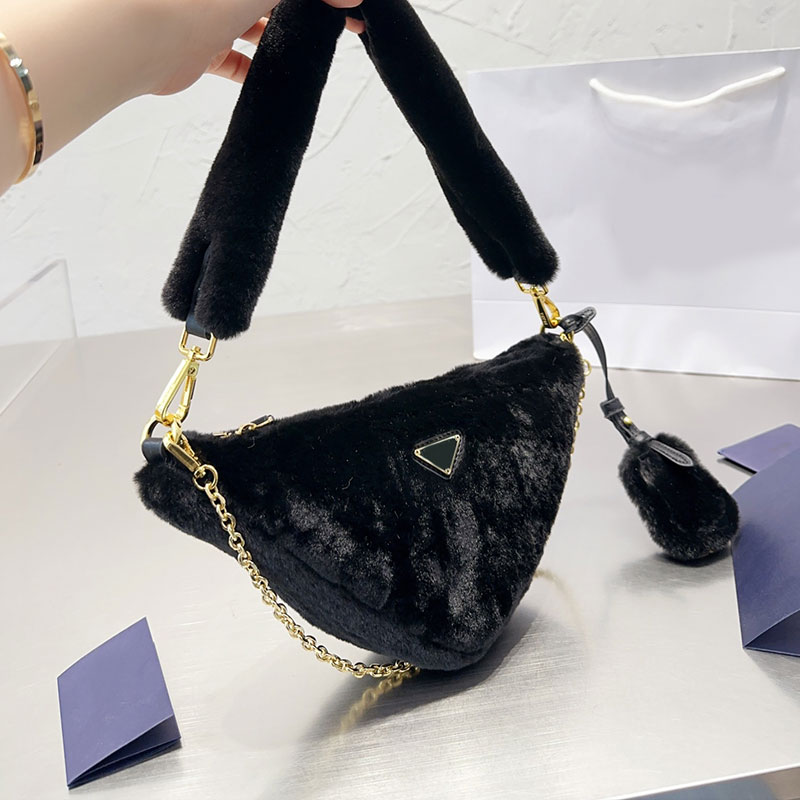 Triangular Purse Two Piece Set Shoulder Bags Subaxillary Handbag Corduroy Removable Strap Chain Hand Bag with Coin Wallet Plain, Just box
Triangular Purse Two Piece Set Shoulder Bags Subaxillary Handbag Corduroy Removable Strap Chain Hand Bag with Coin Wallet Plain, Just box