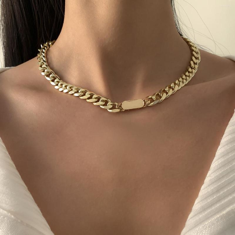Choker Personality Tide Brand Collarbone Necklace Men And Women Hip-hop Punk Cuban Chain
Choker Personality Tide Brand Collarbone Necklace Men And Women Hip-hop Punk Cuban Chain