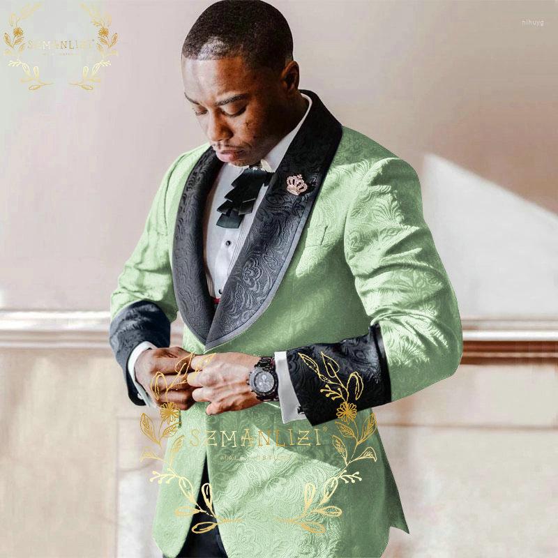 Men's Suits SZMANLIZI Costume Homme Mint Green Printed Floral For Men Terno Masculino Men's Tuxedo Prom Party Wedding Groom, Black
Men's Suits SZMANLIZI Costume Homme Mint Green Printed Floral For Men Terno Masculino Men's Tuxedo Prom Party Wedding Groom, Black