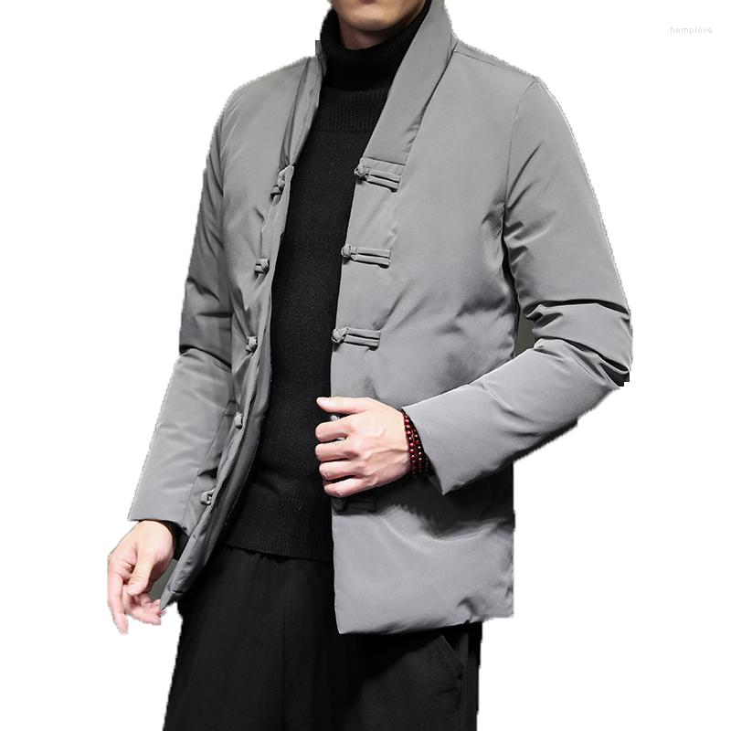 Men's Down Autumn Winter Men Chinese Style Grey Parka 2022 Mens Retro Cotton-Padded Jacket Male Warm Knot Button Vintage Coats 3XL, Black
Men's Down Autumn Winter Men Chinese Style Grey Parka 2022 Mens Retro Cotton-Padded Jacket Male Warm Knot Button Vintage Coats 3XL, Black