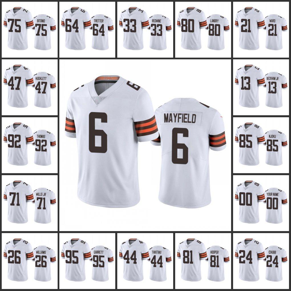 Jersey Wholesale Custom Cleveland''Browns''Men #6 Baker Mayfield 13 Odell Beckham Jr 71 Jedrick Wills Women Youth White Vapor Limited, 10
Jersey Wholesale Custom Cleveland''Browns''Men #6 Baker Mayfield 13 Odell Beckham Jr 71 Jedrick Wills Women Youth White Vapor Limited, 10