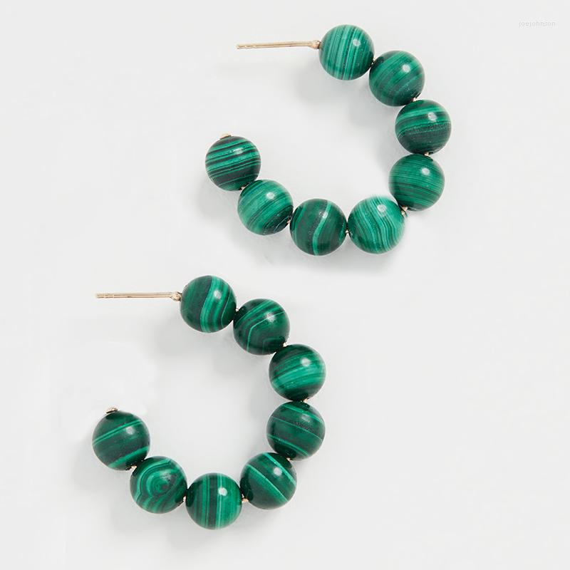 Hoop Earrings Chic Retro Green Malachite Beads C Earings For Women Statement Jewelry Korean Style Drama Party Punk Art Deco
Hoop Earrings Chic Retro Green Malachite Beads C Earings For Women Statement Jewelry Korean Style Drama Party Punk Art Deco
