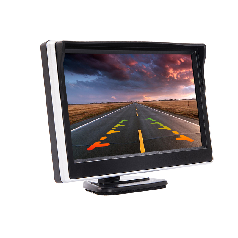 5 Inch TFT LCD Screen Car Monitor HD 800x480 Reversing Parking with 2 Video Input Rearview Camera