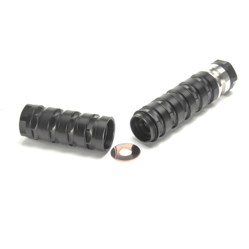 1.57"OD 12.5"L Fuel Filter 1.375x24 Modular Solvent Trap Cleaning Tube Filter 8x Aluminum Cups 1x Stianless Steel Cup 9x Baffle with 1/2x28 5/8x24 End Cap
1.57"OD 12.5"L Fuel Filter 1.375x24 Modular Solvent Trap Cleaning Tube Filter 8x Aluminum Cups 1x Stianless Steel Cup 9x Baffle with 1/2x28 5/8x24 End Cap