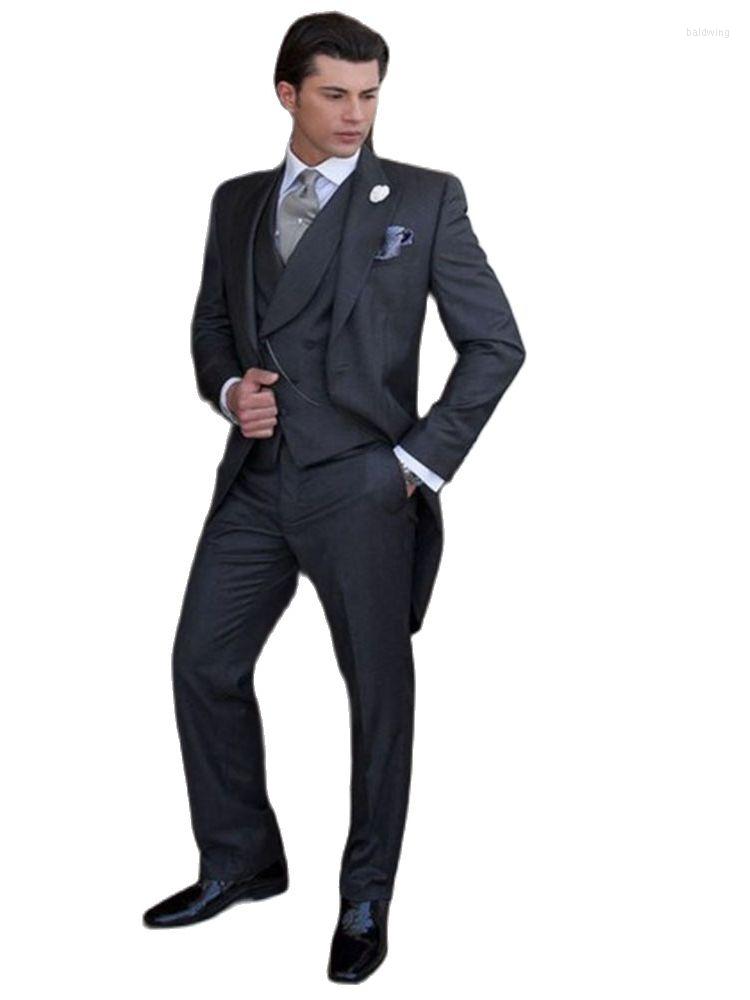 Men's Suits Custom Made Blazer Trousers Groom Men's Dark Grey Slim Fit Bridegroom Wedding Prom Tuxedos Tailor Jacket Pants Vest, Blue
Men's Suits Custom Made Blazer Trousers Groom Men's Dark Grey Slim Fit Bridegroom Wedding Prom Tuxedos Tailor Jacket Pants Vest, Blue