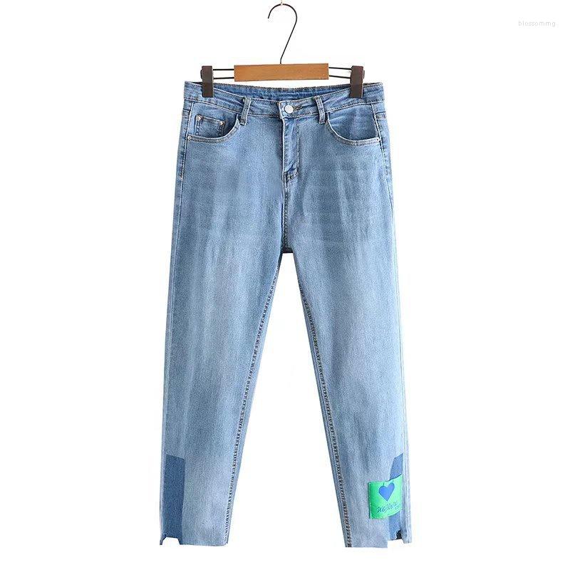 Women's Jeans Plus Size -4XL Women's Patchwork Stretchable Blue Ladies' High Waist Denim Pants
Women's Jeans Plus Size -4XL Women's Patchwork Stretchable Blue Ladies' High Waist Denim Pants