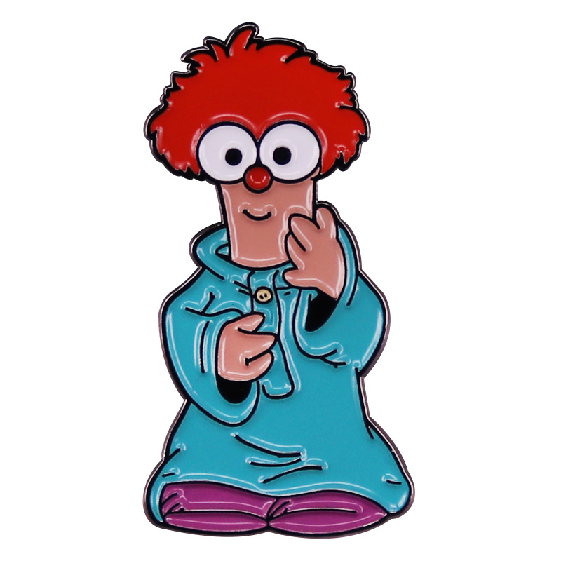 Cute puppet character beaker brooch metal badge accessory gift Cute Anime Movies Games Hard Enamel Pins Collect Metal Cartoon Brooch, As picture
Cute puppet character beaker brooch metal badge accessory gift Cute Anime Movies Games Hard Enamel Pins Collect Metal Cartoon Brooch, As picture