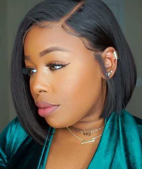 Hair Lace Wigs Bobo Wig Women's Short Straight Partial Parting High Temperature Silk Chemical Fiber Hair Cover, Black
Hair Lace Wigs Bobo Wig Women's Short Straight Partial Parting High Temperature Silk Chemical Fiber Hair Cover, Black