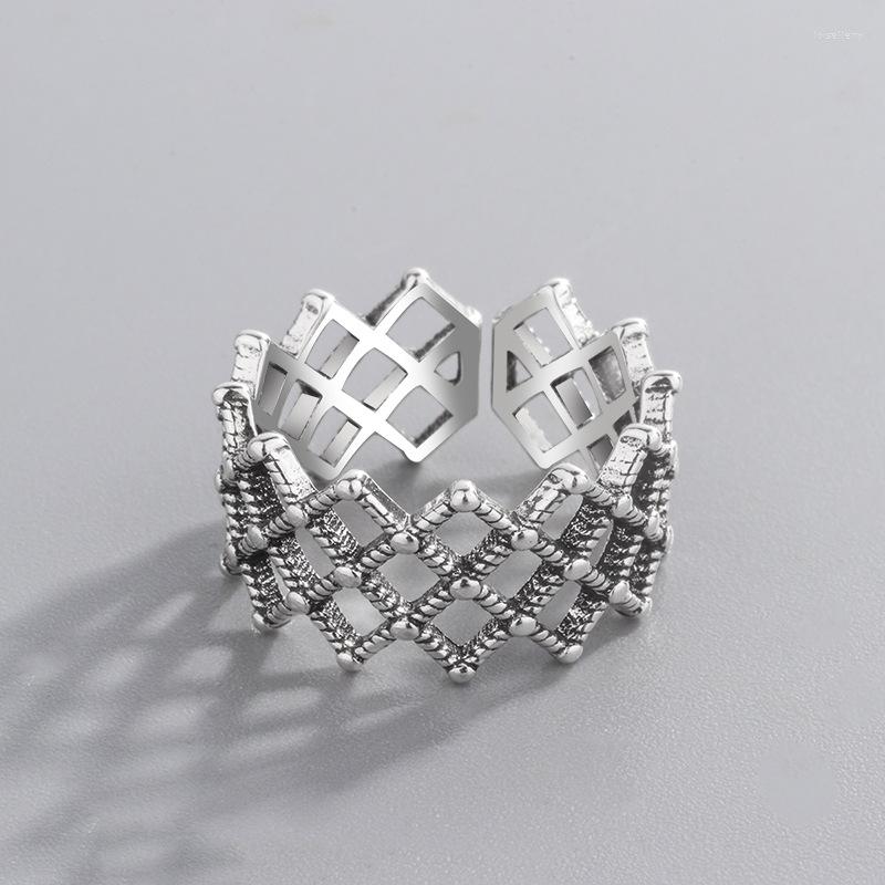 Wedding Rings Mesh Hollow Triangle Stacking Chunky Silver Color Copper Adjustable For Women Men Vintage Retro Jewelry Gifts
Wedding Rings Mesh Hollow Triangle Stacking Chunky Silver Color Copper Adjustable For Women Men Vintage Retro Jewelry Gifts