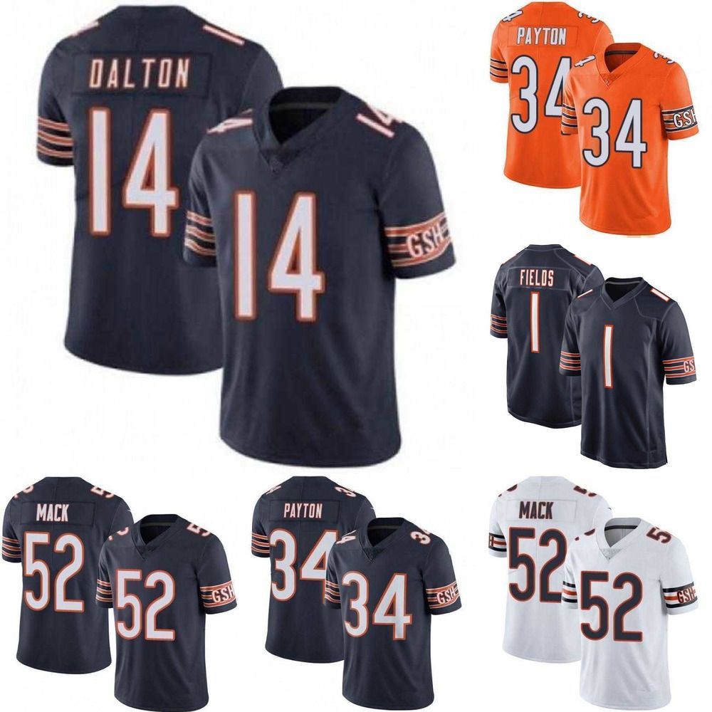 Jersey Custom Men chicago''Bears''women youth 52 Khalil Mack 34 Walter Payton 1 Justin Fields 14 Andy Dalton 12 Allen Robinson blue Football Jerseys, Color3
Jersey Custom Men chicago''Bears''women youth 52 Khalil Mack 34 Walter Payton 1 Justin Fields 14 Andy Dalton 12 Allen Robinson blue Football Jerseys, Color3