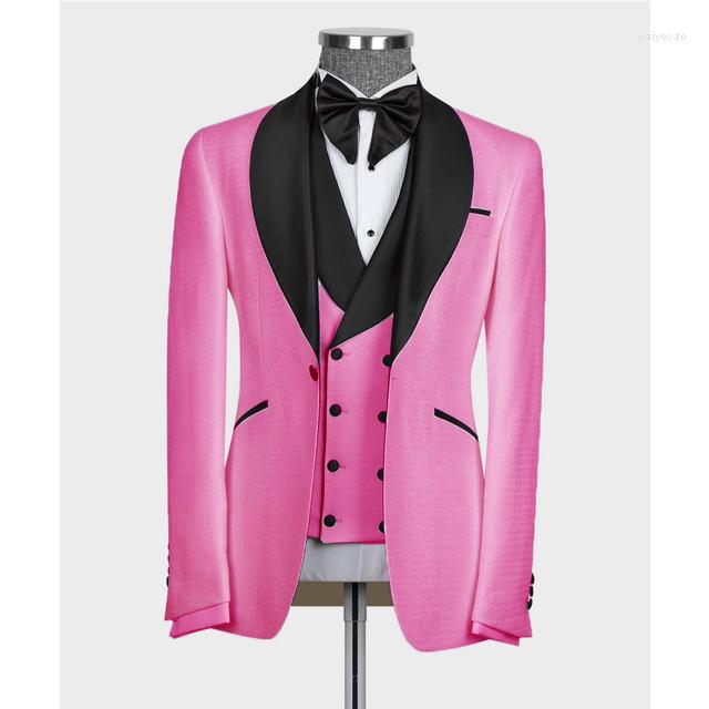Men's Suits Fuchsia Tuxedos Men Black Shawl Lapel Costume Homme Terno Masculino Groom Slim Fit Man Blazer 3 Pcs Jacket Pant Vest, Beige
Men's Suits Fuchsia Tuxedos Men Black Shawl Lapel Costume Homme Terno Masculino Groom Slim Fit Man Blazer 3 Pcs Jacket Pant Vest, Beige