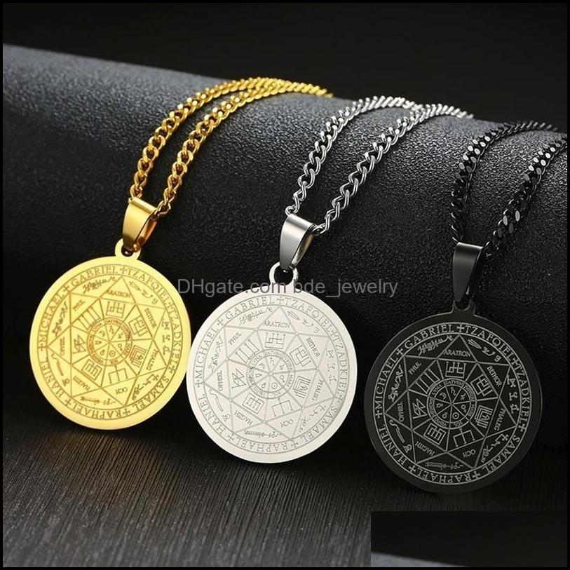 Chains The Seal Of Seven Archangels By Asterion Solomon Kabh Amet Pendant Necklace Stainless Steel Male Jewelry Gift Drop Delivery N Dhadw
Chains The Seal Of Seven Archangels By Asterion Solomon Kabh Amet Pendant Necklace Stainless Steel Male Jewelry Gift Drop Delivery N Dhadw