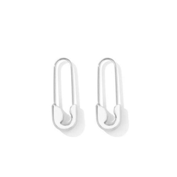 U-shaped Stud Charm Paper Clip Pin metal Gold Rose Color Earrings Jewelry Pinna Minimalist Jewelry GC1785