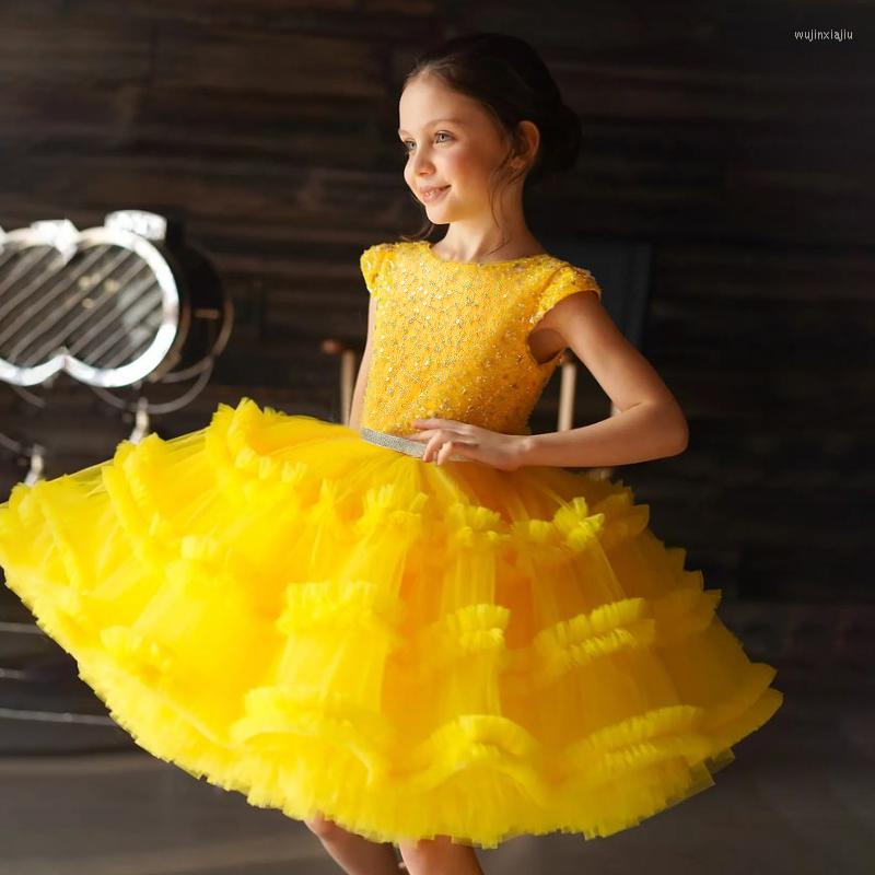 Girl Dresses Toddler Baby Dress Sequin Cake Tutu For Girls Birthday Party Wedding Clothes Solid Color Prom Gown, Yellow
Girl Dresses Toddler Baby Dress Sequin Cake Tutu For Girls Birthday Party Wedding Clothes Solid Color Prom Gown, Yellow