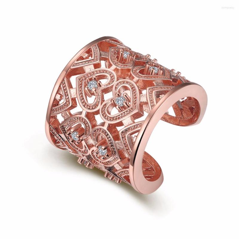 Wedding Rings 925 Sterling Silver Rose Gold Big Net Weaving Ring For Women Engagement Party Fashion Charm Jewelry
Wedding Rings 925 Sterling Silver Rose Gold Big Net Weaving Ring For Women Engagement Party Fashion Charm Jewelry