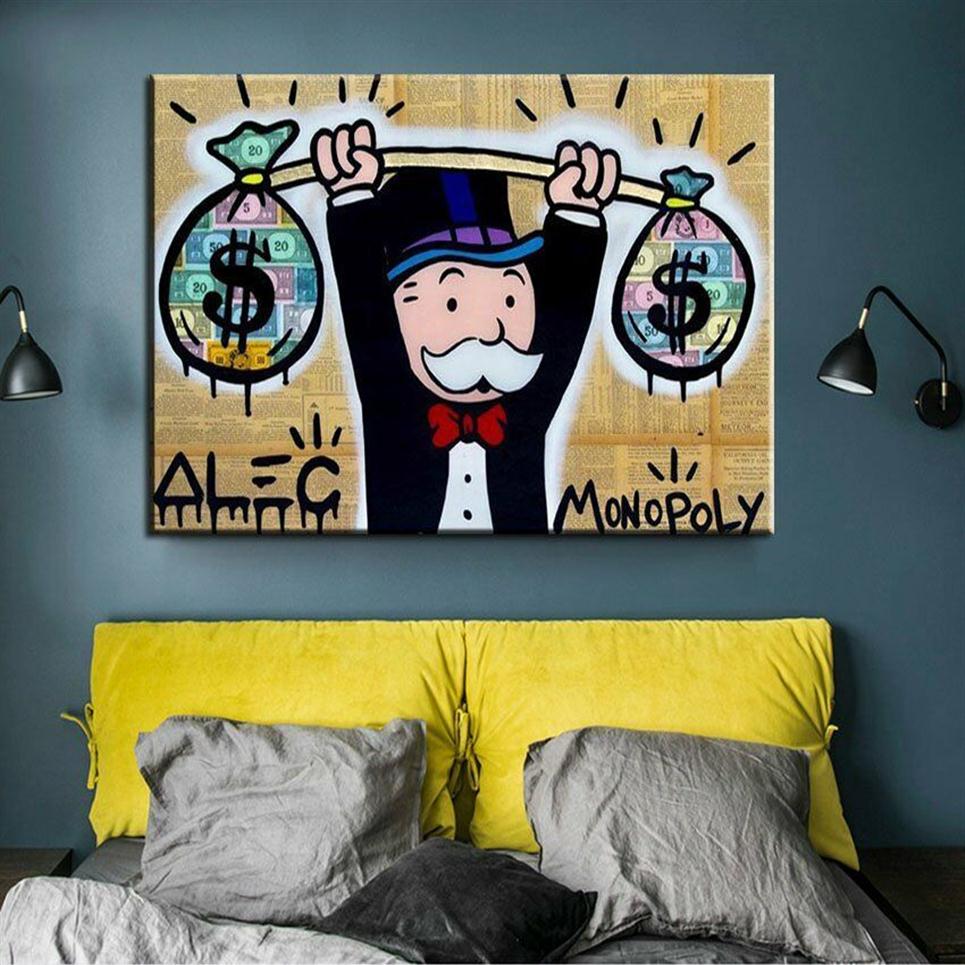 Alec Monopoly Graffiti Handcraft Oil Painting on Canvas Heavy Weight Dollar home decor wall art painting 24 36inch no stretched223Q
Alec Monopoly Graffiti Handcraft Oil Painting on Canvas Heavy Weight Dollar home decor wall art painting 24 36inch no stretched223Q