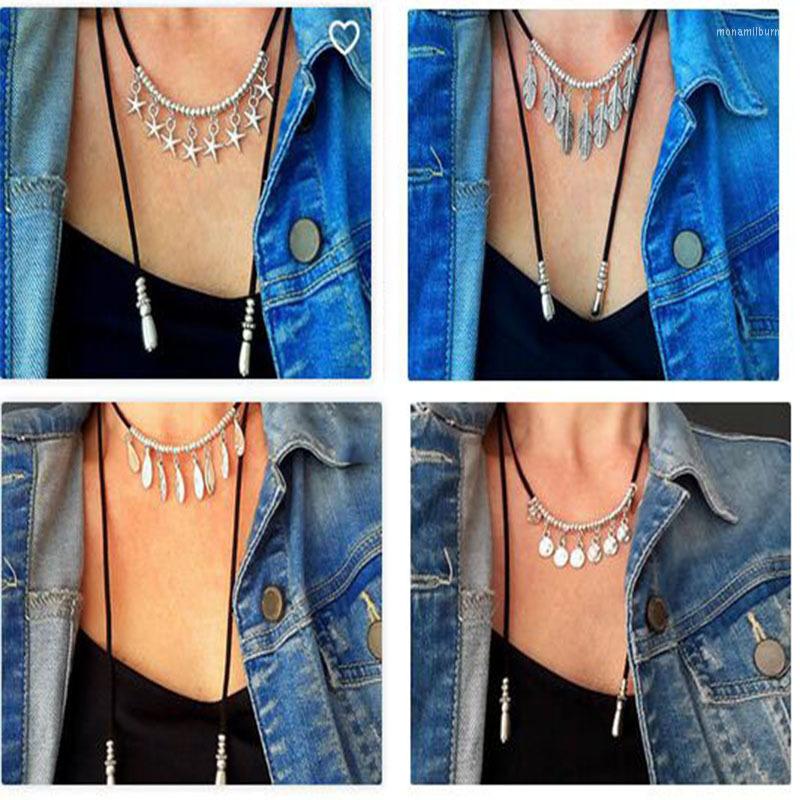 Choker Gothic Starfish Feather Leaf Disc Pendant Sweater Velvet Rope Chain Retro Magic Wizard Pagan Necklace For Women
Choker Gothic Starfish Feather Leaf Disc Pendant Sweater Velvet Rope Chain Retro Magic Wizard Pagan Necklace For Women