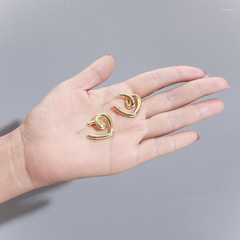 Hoop Earrings Fashion Glossy Twisted Lines Girl Love Heart Stud Statement For Women Design Simple Trend Jewelry Gift
Hoop Earrings Fashion Glossy Twisted Lines Girl Love Heart Stud Statement For Women Design Simple Trend Jewelry Gift